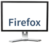 Symbolbild mit Schriftzug Firefox